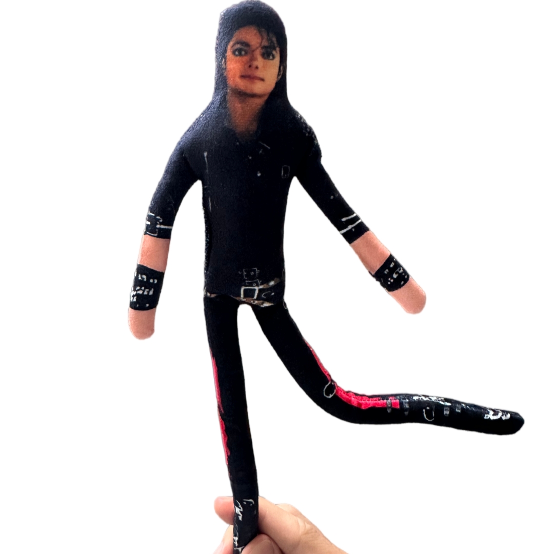 Cosplay Prop Designer - 2026年ニューマイケル・ジャクソンコスプレ小道具人形ぬいぐるみフィギュア関節可動ソフトぬいぐるみルームデコレーションコレクションギフト抽象デザイン