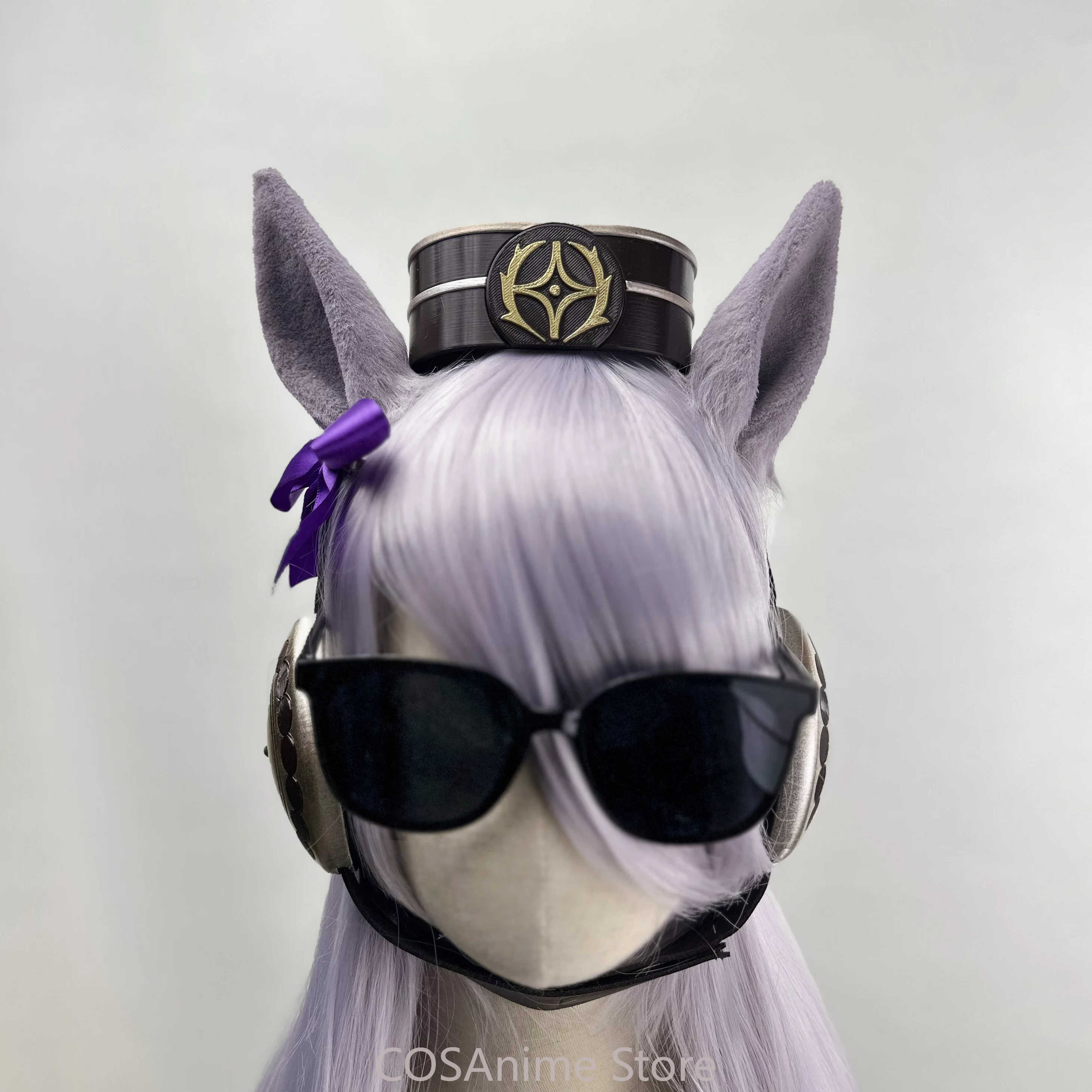 Cosplay Prop - プリティーダービーゴールドシップアニメゲームコスプレ耳動物耳コスプレ小道具帽子ヘアバンドヘアピンロールプレイハロウィンギフト