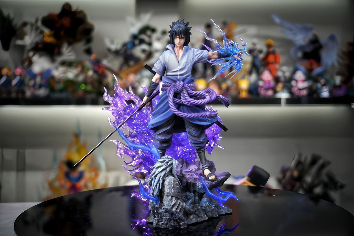 アニメ忍者フィギュア 火炎効果アクションスタチュー コレクタ - Cosplay Prop Display のレビューと価格