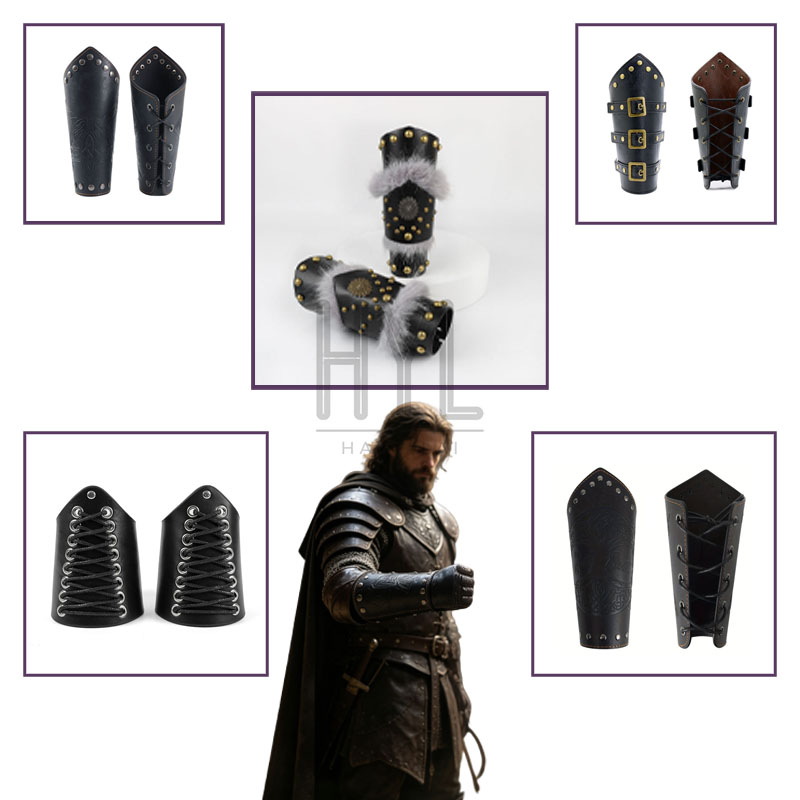 中世風スチームパンクレトロ、多層構造のPUレザー製、リベット - Cosplay Prop のレビューと価格