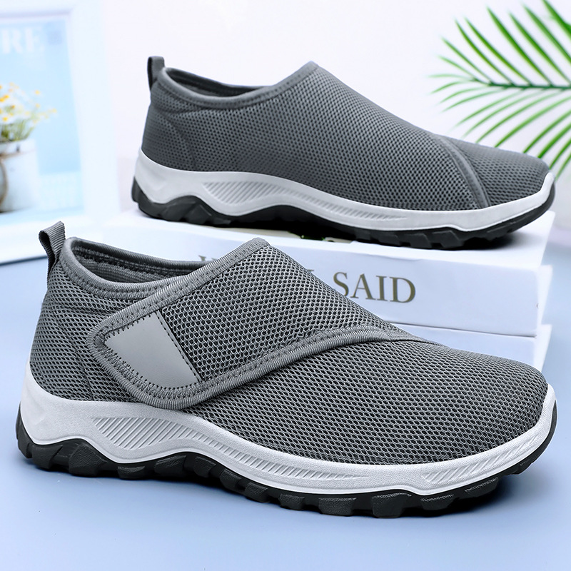 2026年新作夏メンズメッシュシューズ　おしゃれで通気性の良 - Velcro Hook Loop のレビューと価格