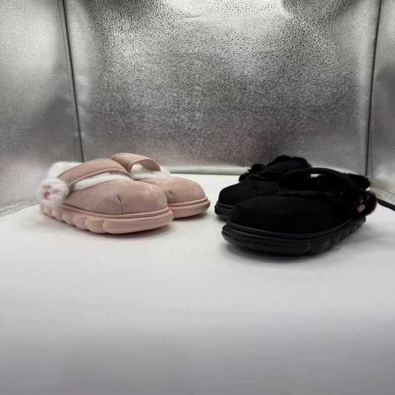 女性用高級綿スリッパ、かわいい漫画の猫の足のデザイン、ベルク - Velcro Hook Loop のレビューと価格