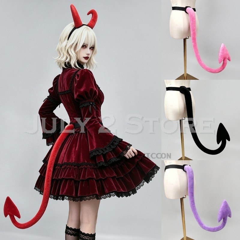 ハロウィン用コウモリの尻尾コスプレ小道具 ゴシック ヴァンパ - Cosplay Bat Prop のレビューと価格