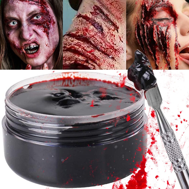 1/3 個ハロウィンブラッドジェル長期的なメイクアップキット - Cosplay Prop Painting のレビューと価格