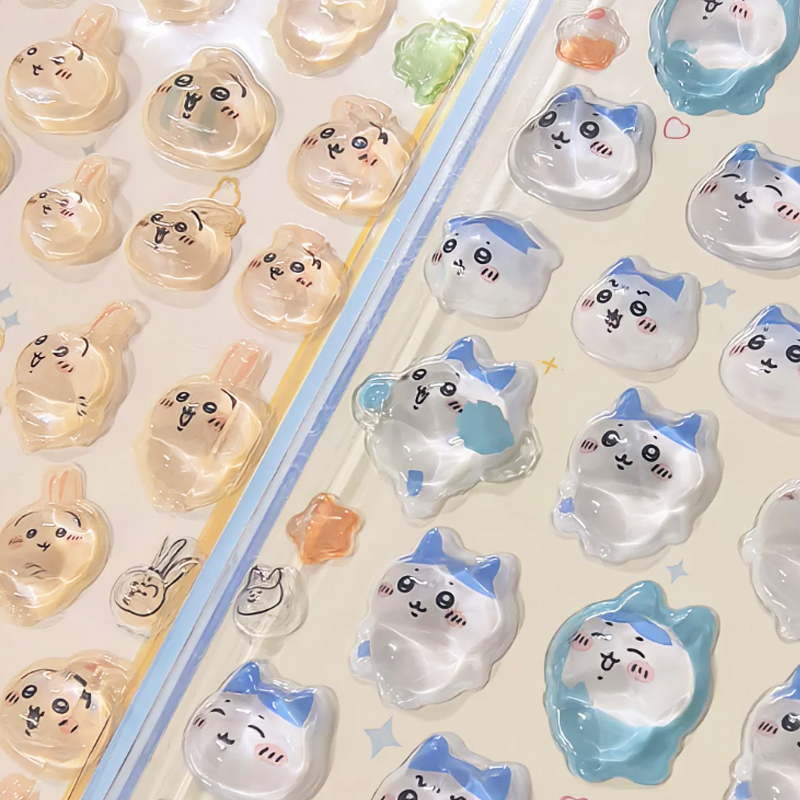Chiikawa 3D かわいいレリーフステッカー DIY  - Cosplay Prop Diy のレビューと価格