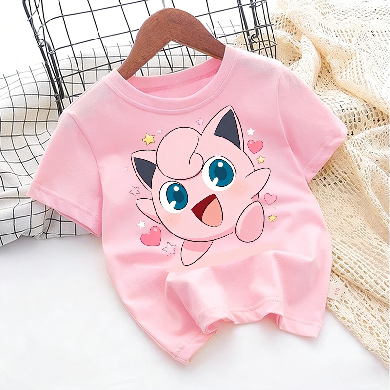 2026 夏 ポケモン ジグリーパフ プリント Tシャツ、綿 - Pokeball Cosplay Prop のレビューと価格