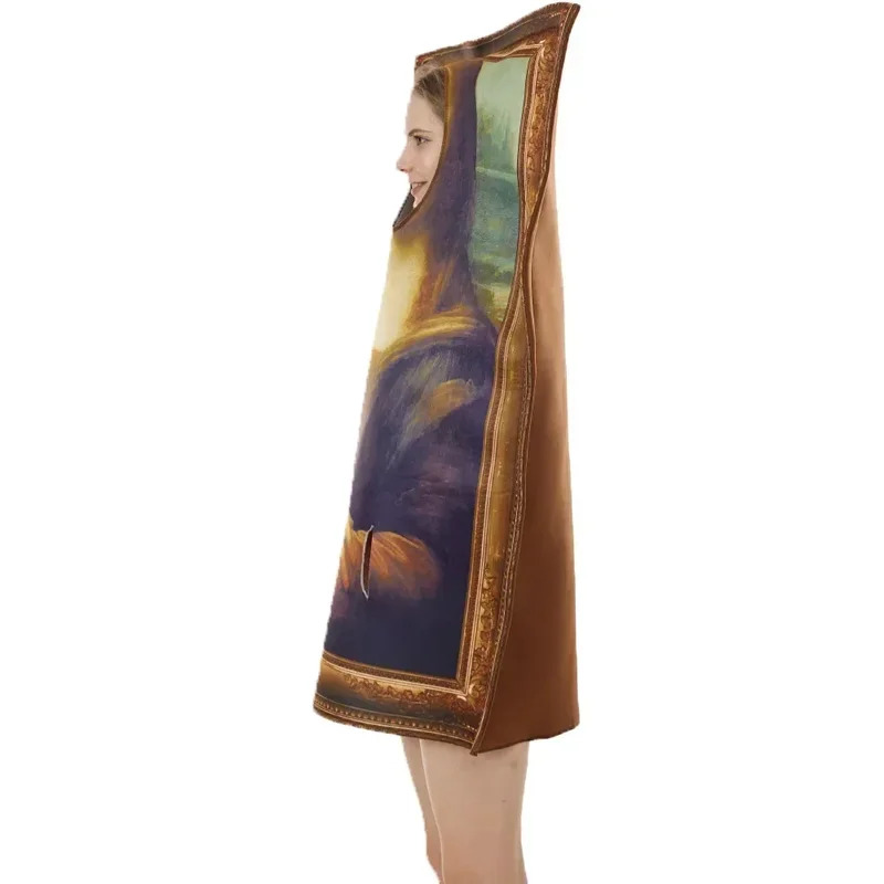 CyFamous 絵画コスチュームモナリザ面白い食べ物コスプ - Cosplay Prop Painting のレビューと価格