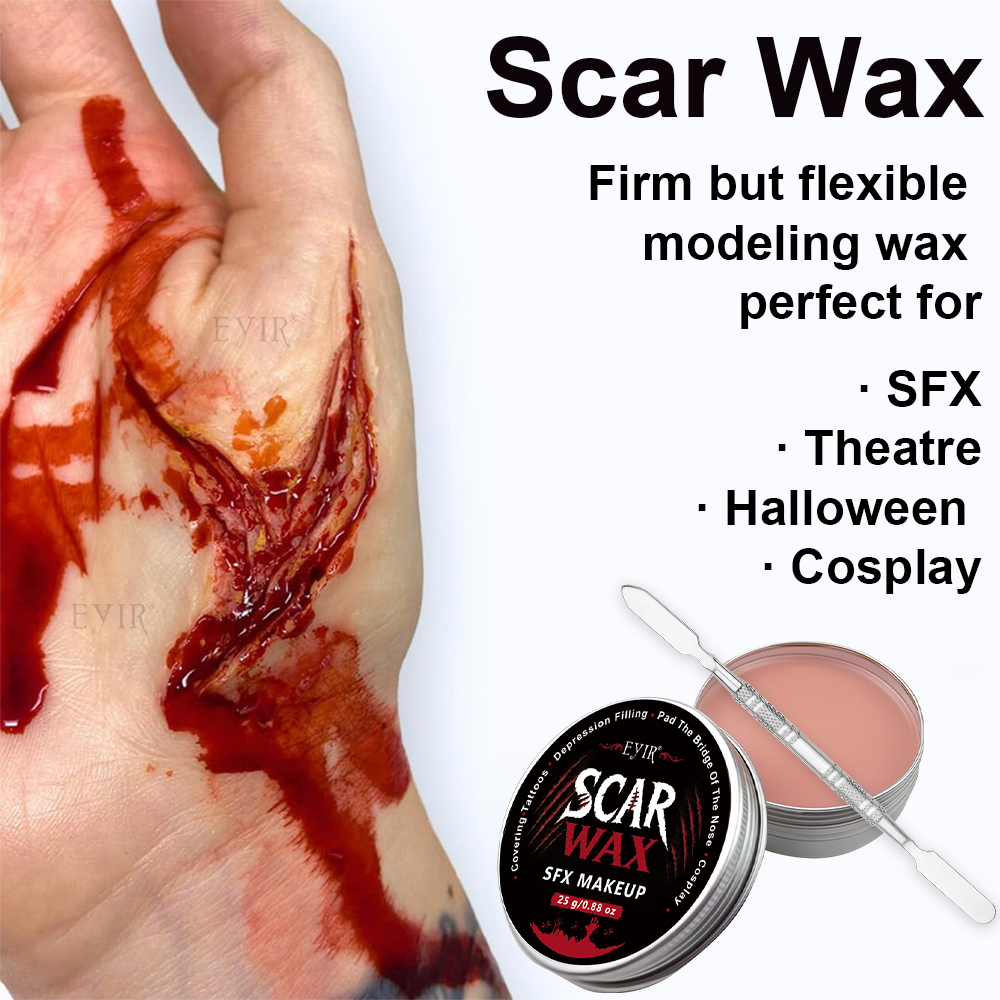 ハロウィーンのコスプレ、偽の傷跡、火傷跡、皮膚の変色などを演 - Body Paint Sfx のレビューと価格