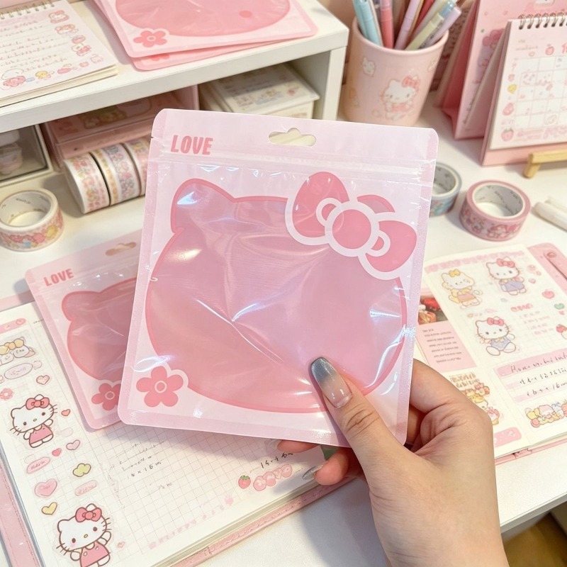 猫のデザインが施されたジッパー付き袋。ジュエリーや化粧品の保 - Cosplay Prop Designer のレビューと価格